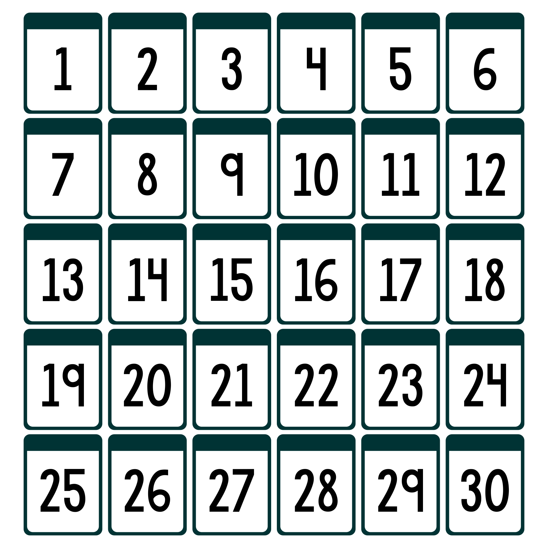 Detail Free Images Of Numbers Nomer 24