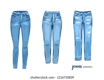 Detail Free Jeans Clipart Nomer 9