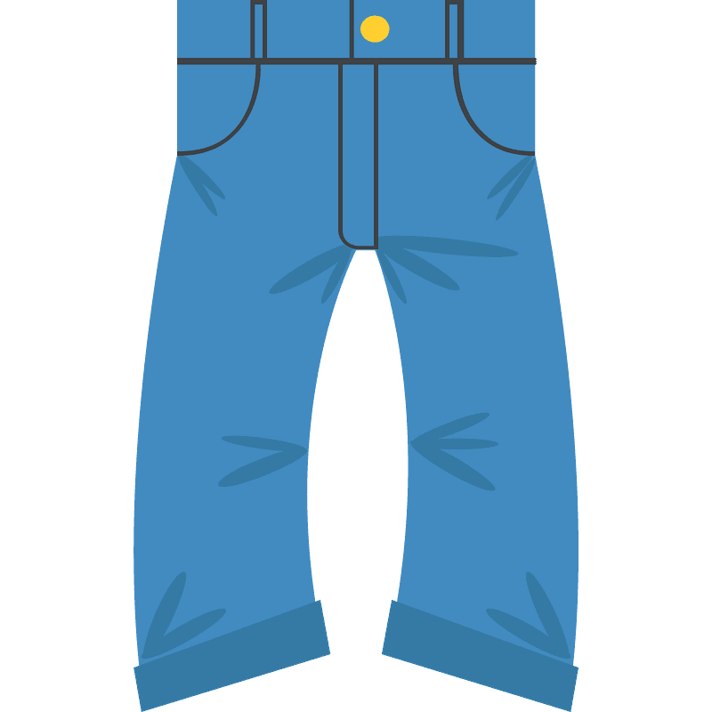 Detail Free Jeans Clipart Nomer 22