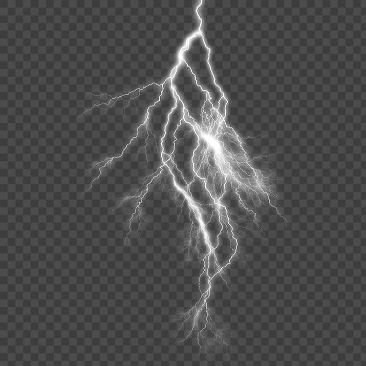 Detail Free Lightning Png Nomer 13