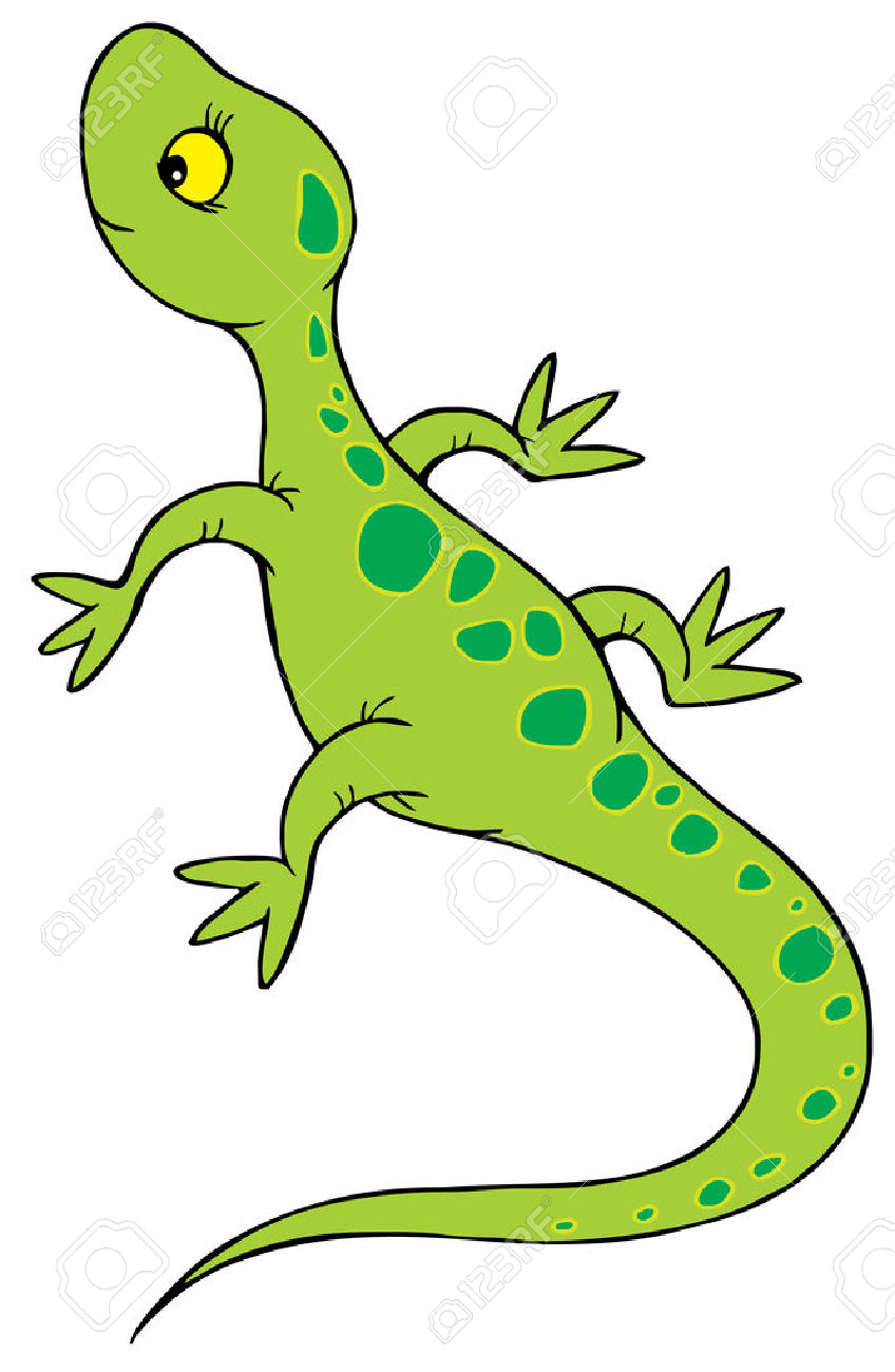 Detail Free Lizard Clip Art Nomer 8