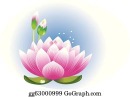 Detail Free Lotus Flower Clip Art Nomer 11