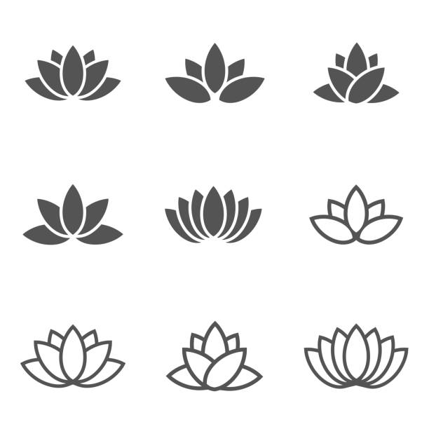 Detail Free Lotus Flower Clip Art Nomer 22