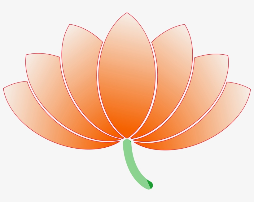 Detail Free Lotus Flower Clip Art Nomer 36