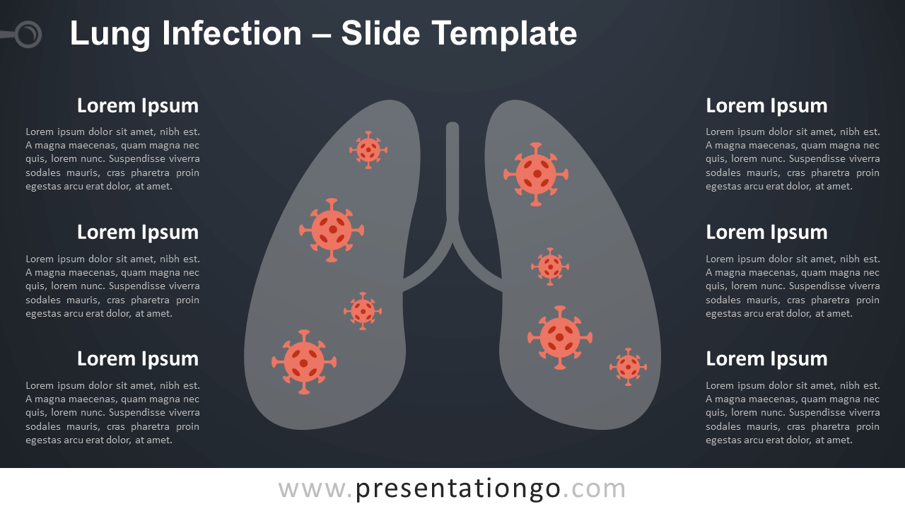 Detail Free Lung Powerpoint Template Nomer 42