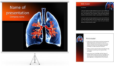 Detail Free Lung Powerpoint Templates Nomer 29