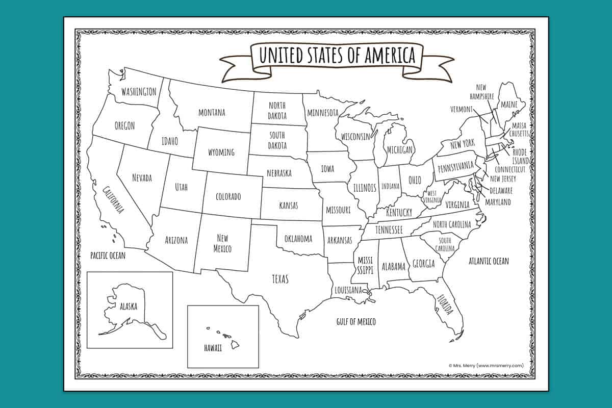 Detail Free Map Of The Usa Nomer 21