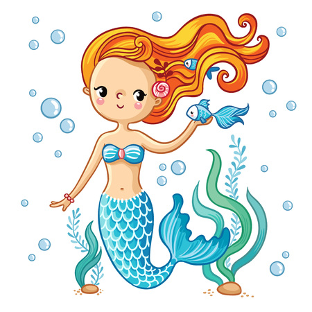 Detail Free Mermaid Clipart Nomer 11