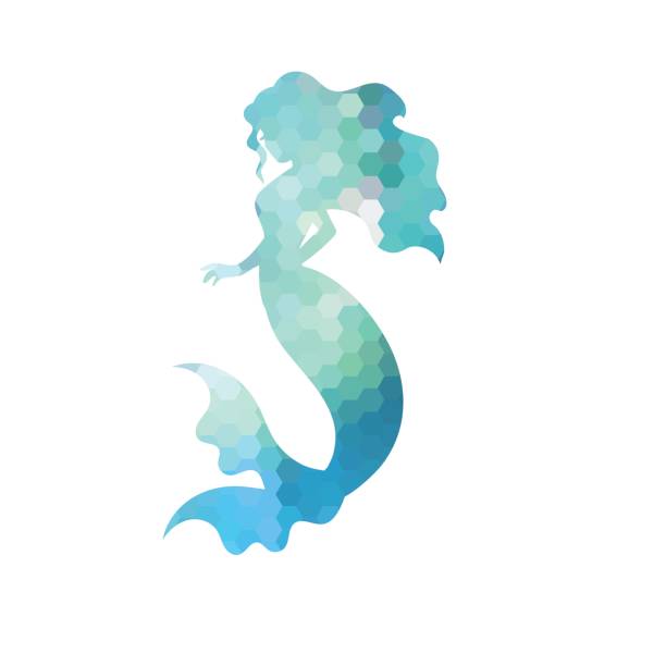 Detail Free Mermaid Clipart Nomer 39