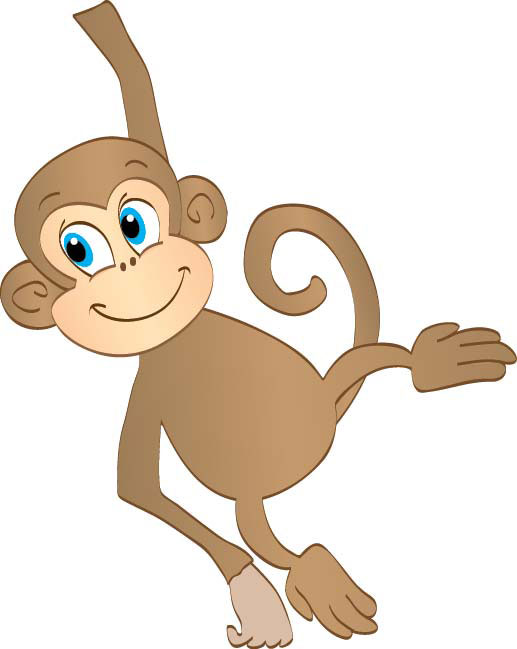 Detail Free Monkey Clipart Nomer 10