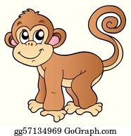 Detail Free Monkey Clipart Nomer 23