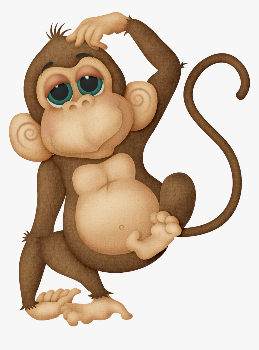 Detail Free Monkey Clipart Nomer 30