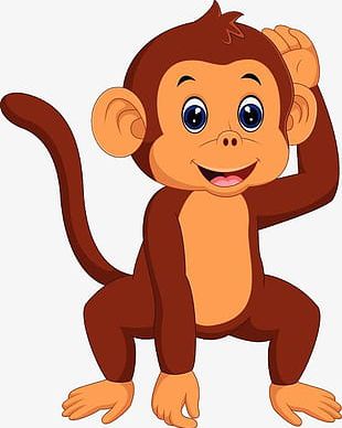 Detail Free Monkey Clipart Nomer 38