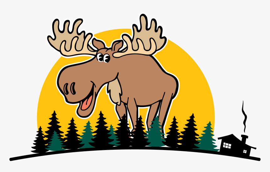 Detail Free Moose Clipart Nomer 17