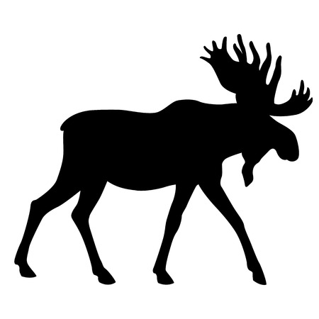 Detail Free Moose Clipart Nomer 26