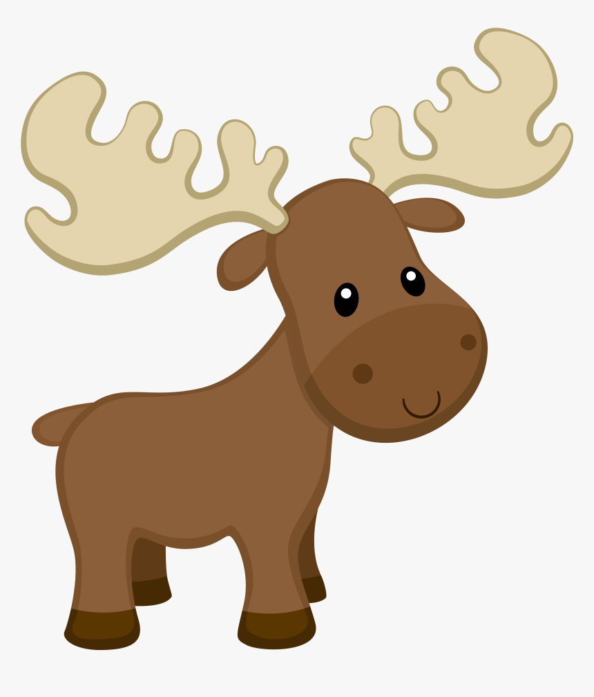 Detail Free Moose Clipart Nomer 6