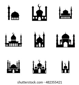 Detail Free Mosque Vector Nomer 29