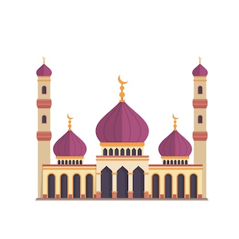 Detail Free Mosque Vector Nomer 40