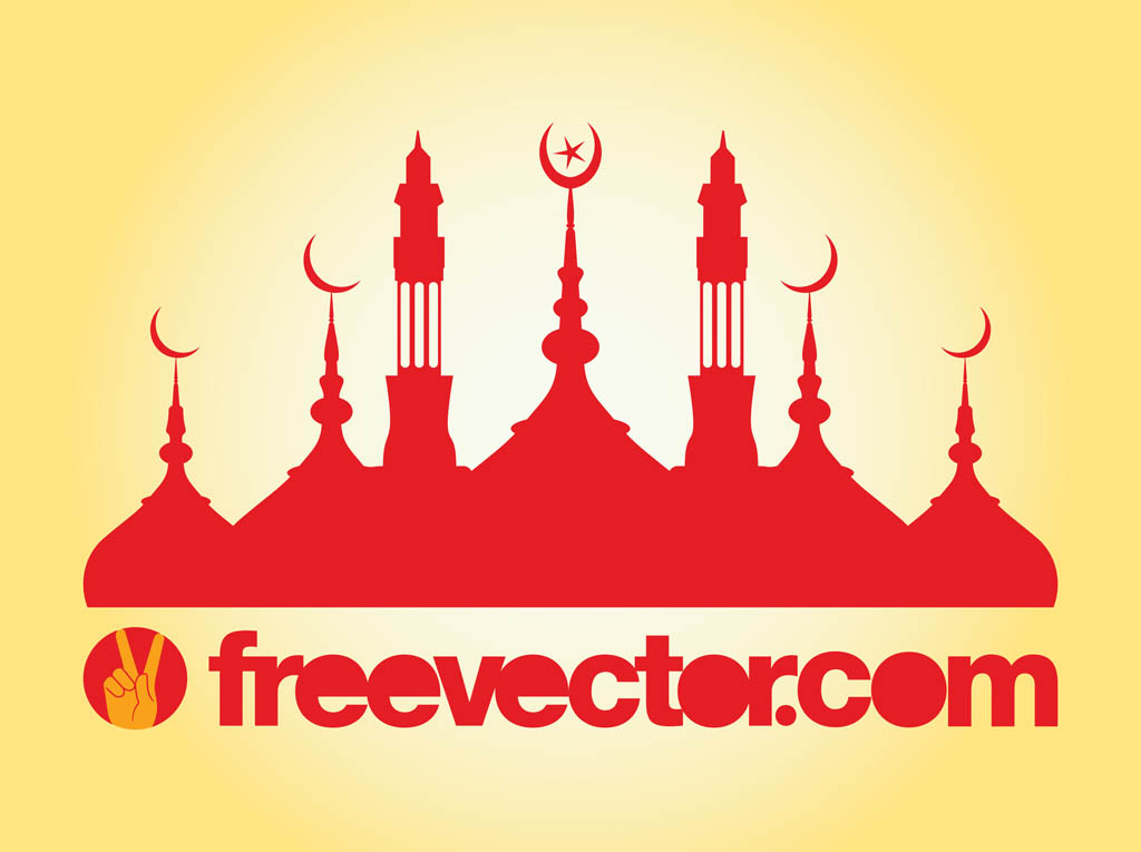 Detail Free Mosque Vector Nomer 54