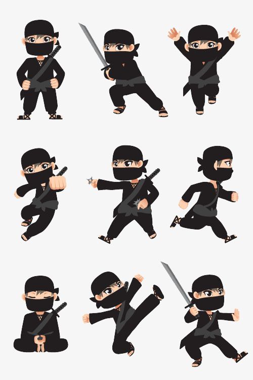 Detail Free Ninja Clipart Nomer 34