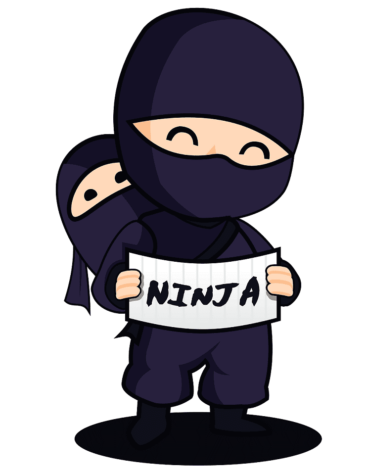 Detail Free Ninja Clipart Nomer 35