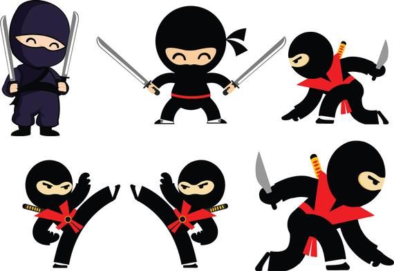 Detail Free Ninja Clipart Nomer 6