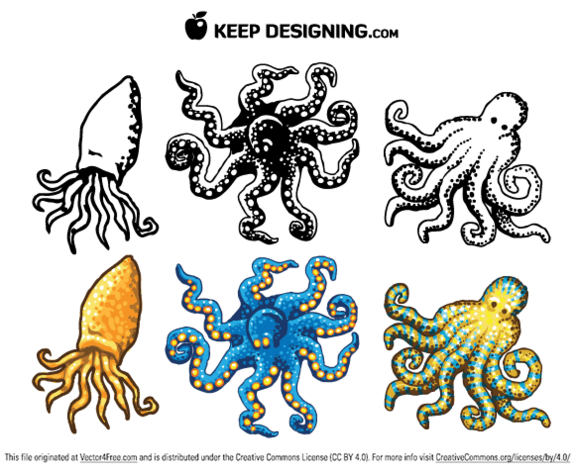 Detail Free Octopus Nomer 16