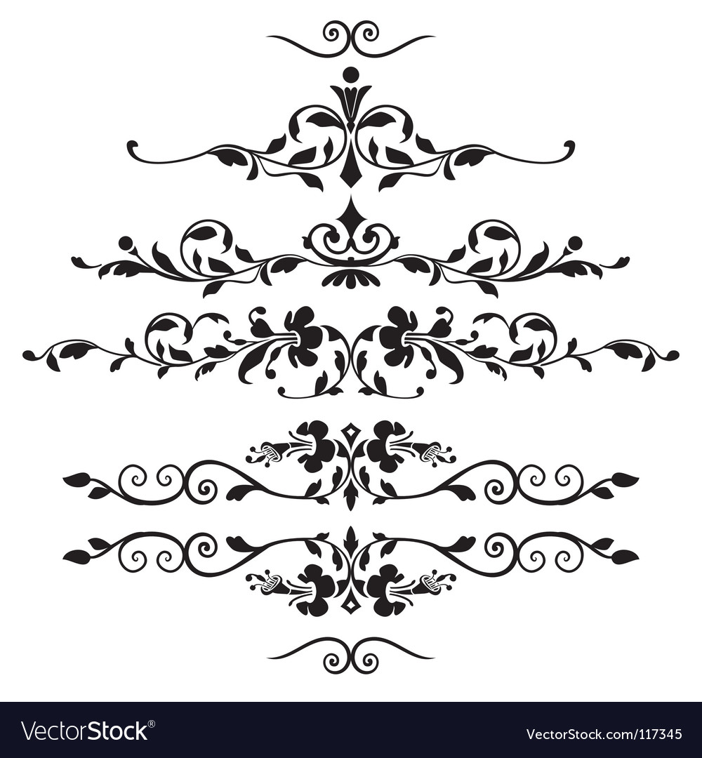 Detail Free Ornament Vector Nomer 22