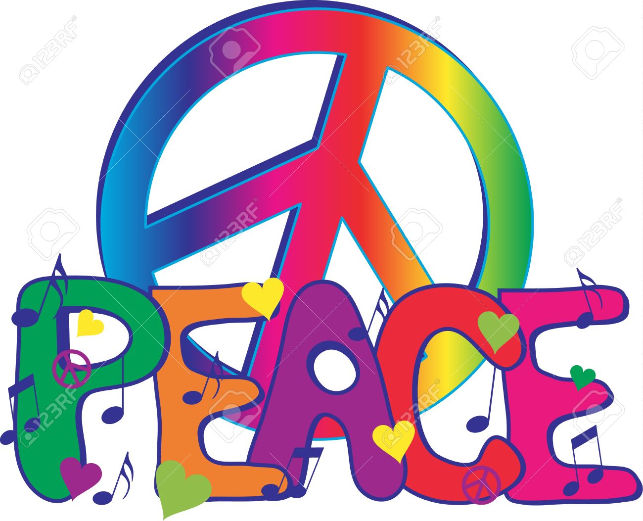 Detail Free Peace Sign Nomer 26