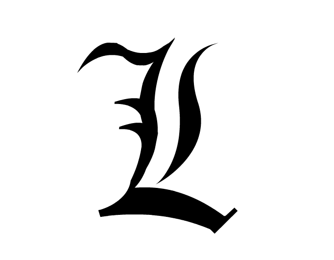 Detail L Death Note Logo Nomer 3