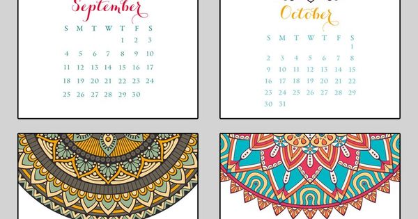 Detail Mandala Kalender 2018 Nomer 4