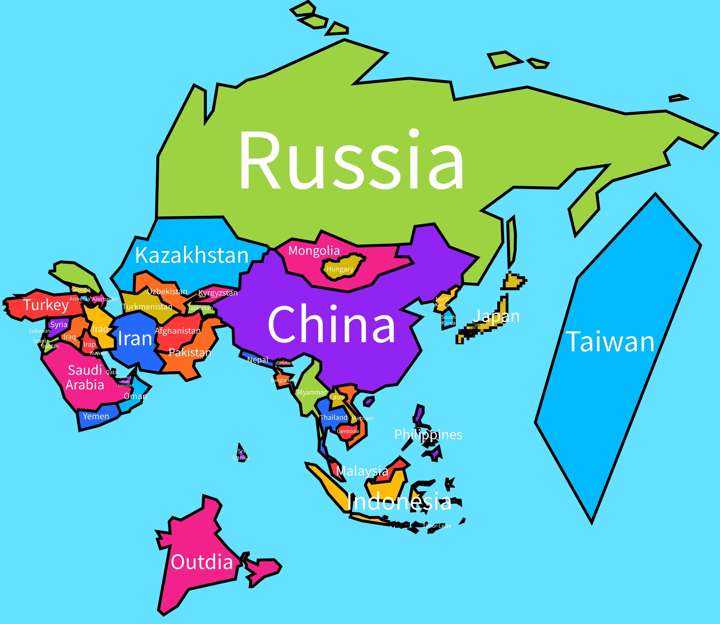 Detail Asien Map Nomer 18