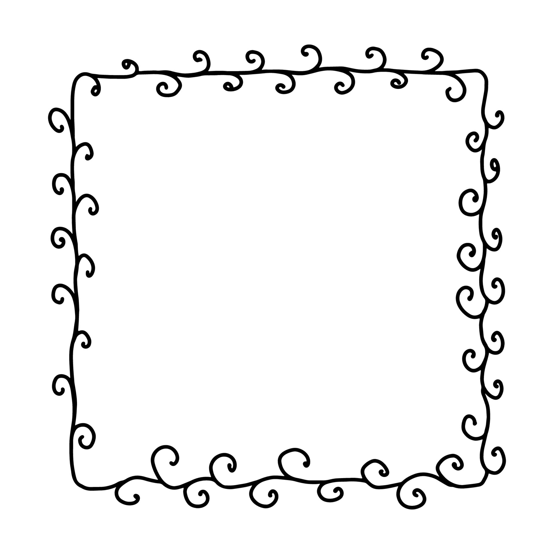 Background Doodle Frame - KibrisPDR