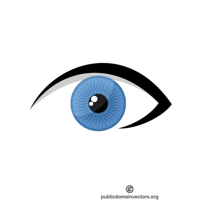 Blaues Auge Symbol - KibrisPDR