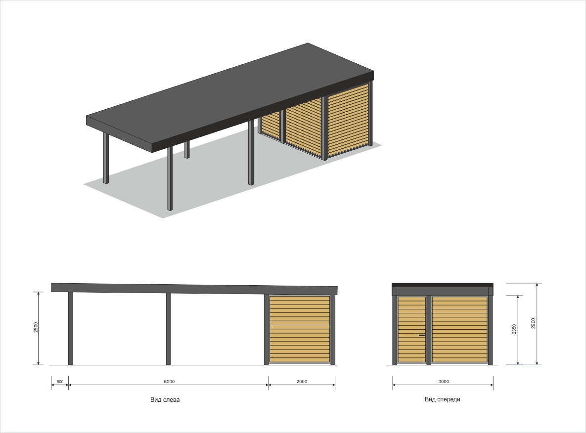 Detail Carport Moderne Architektur Nomer 9