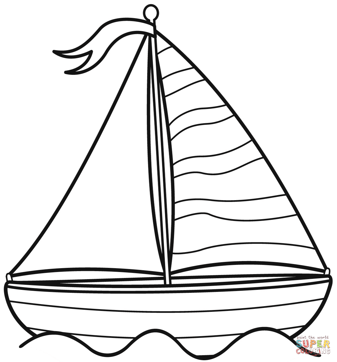 Detail Einfaches Schiff Zeichnen Nomer 29