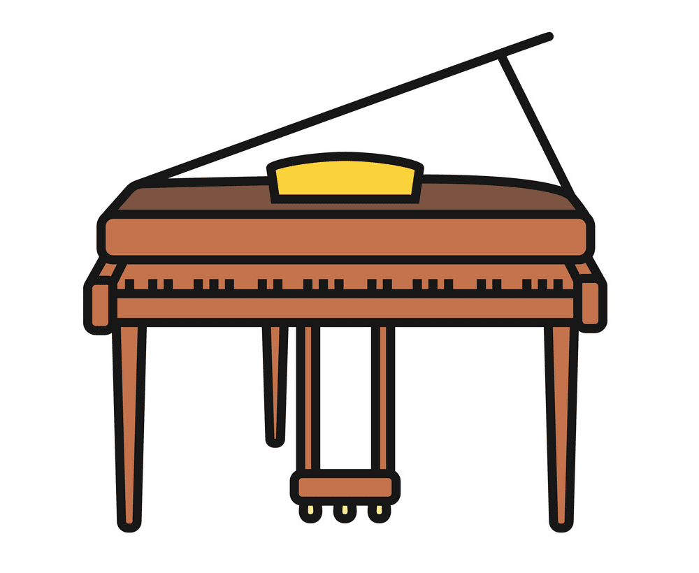 Detail Free Piano Clipart Nomer 34