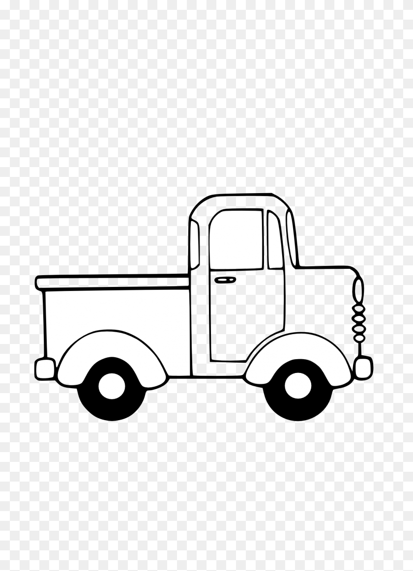 Detail Free Pickup Truck Clipart Nomer 14
