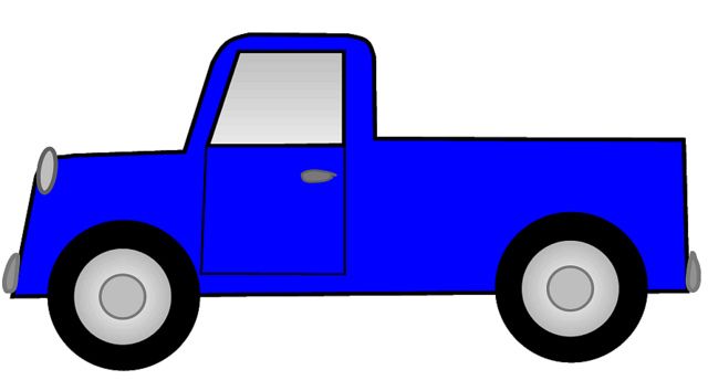 Detail Free Pickup Truck Clipart Nomer 3
