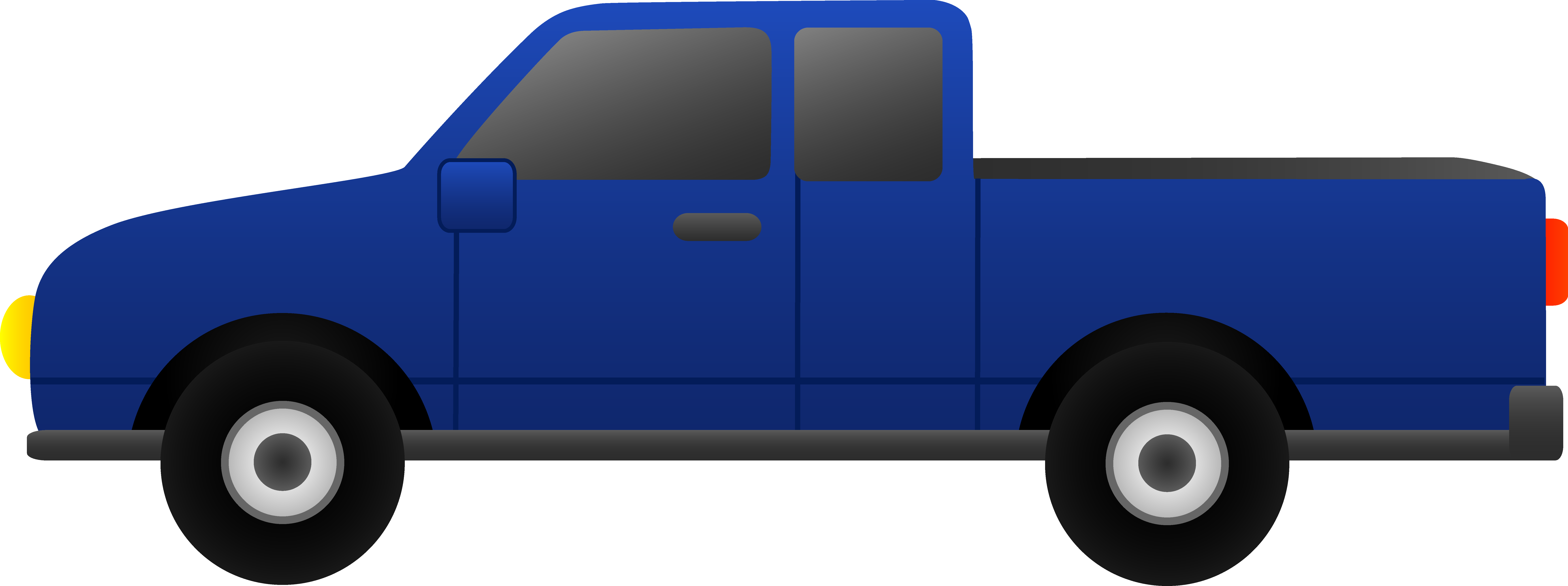 Detail Free Pickup Truck Clipart Nomer 7