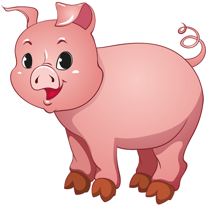 Detail Free Pig Clipart Nomer 18