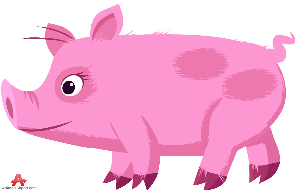 Detail Free Pig Clipart Nomer 22