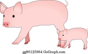 Detail Free Pig Clipart Nomer 50