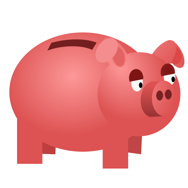 Detail Free Piggy Bank Clipart Nomer 34