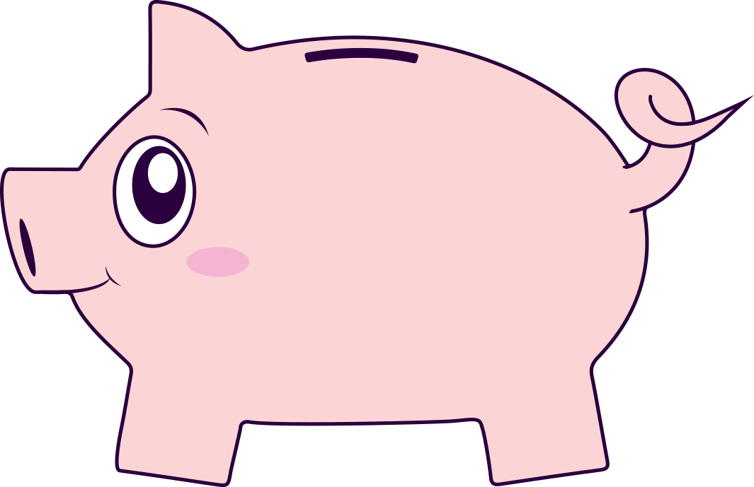 Detail Free Piggy Bank Clipart Nomer 47