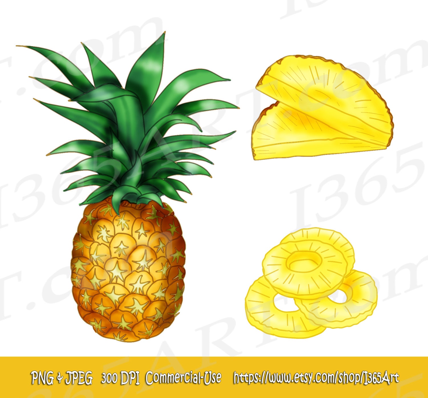 Detail Free Pineapple Clip Art Nomer 36