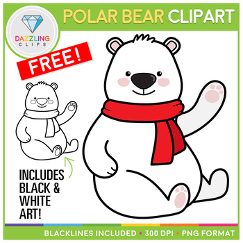 Detail Free Polar Bear Clipart Nomer 40