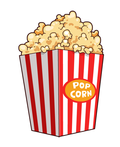 Detail Free Popcorn Clipart Nomer 5