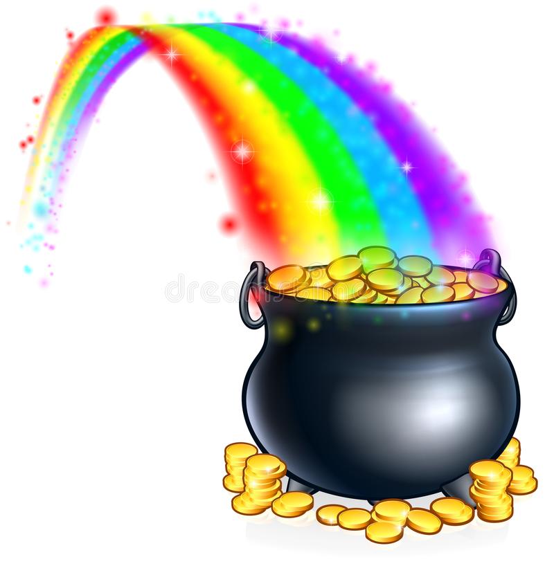 Detail Free Pot Of Gold Clipart Nomer 15