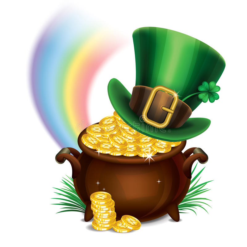 Detail Free Pot Of Gold Clipart Nomer 41